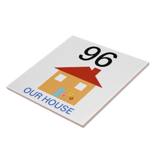 Hausnummer Fliese (Seite)