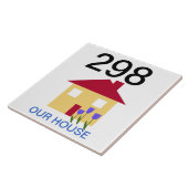 Hausnummer Fliese (Seite)