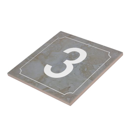 Hausnummer Fliese (Seite)