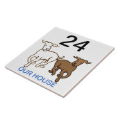 Hausnummer Fliese (Seite)