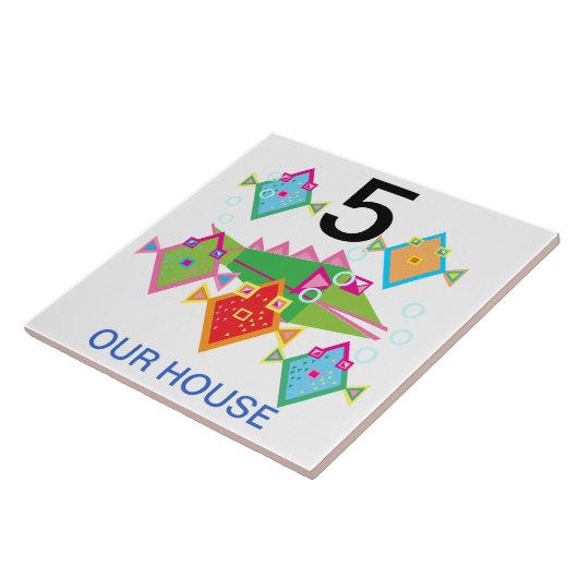 Hausnummer Fliese (Seite)