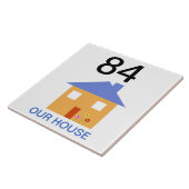 Hausnummer Fliese (Seite)