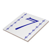 Hausnummer-Fliese Fliese (Seite)