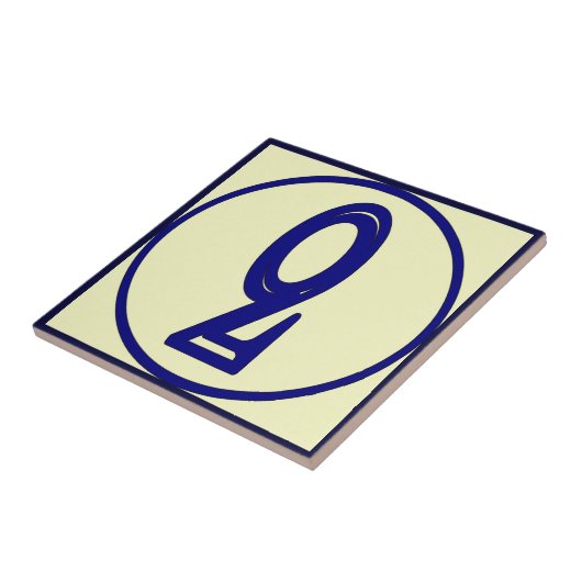 Hausnummern 2 im französischen Stil Fliese (Seite)