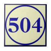 Hausnummern im französischen Stil personalisieren Fliese (Vorderseite)