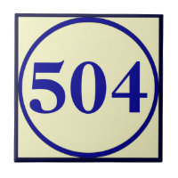 Hausnummern im französischen Stil personalisieren