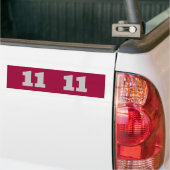 Hausnummern, Text hinzufügen Autoaufkleber (Auf Lkw)