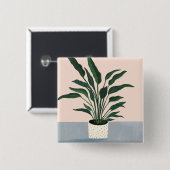 Hauspflanze Button (Vorne & Hinten)