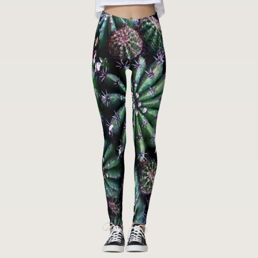 Hauspflanze Kaktus: Kinderzimmer Schönes Design Leggings (Vorderseite)