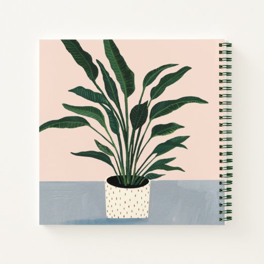 Hauspflanze Notizblock (Rückseite)