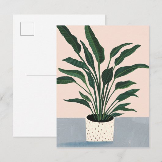 Hauspflanze Postkarte (Vorne/Hinten)