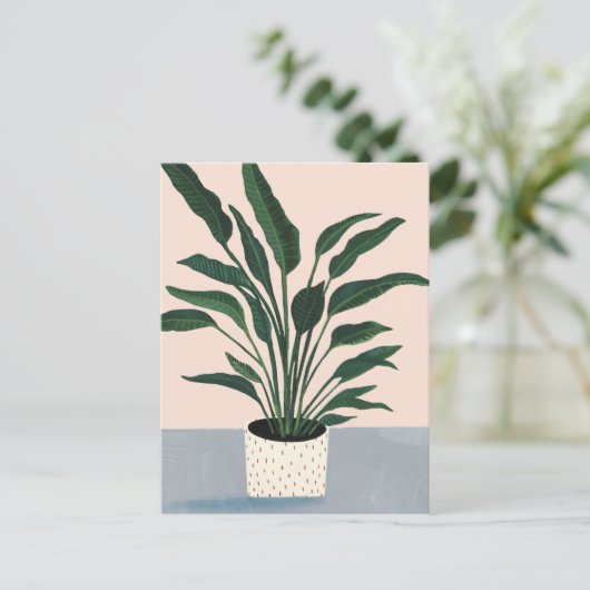 Hauspflanze Postkarte (Stehend Vorderseite)