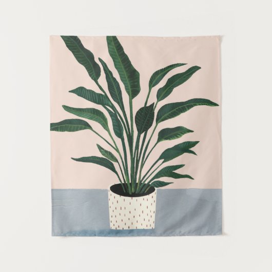 Hauspflanze Wandteppich (Vorderseite)