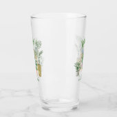 Hauspflanzen - Grüner Thumb - Monogramm Glas (Links)
