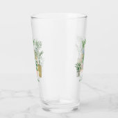 Hauspflanzen - Grüner Thumb - Monogramm Glas (Rechts)