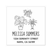 Hauspflanzen Hobby-Adresse Permastempel (Design)