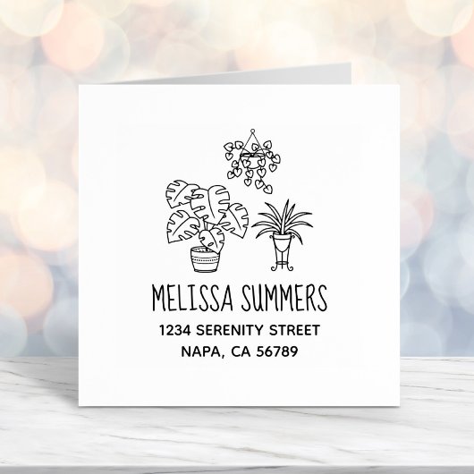 Hauspflanzen Hobby-Adresse Permastempel