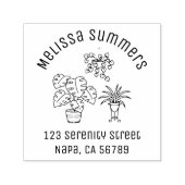 Hauspflanzen Hobby Arch Adresse Permastempel (Design)