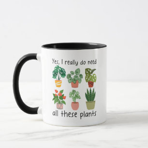 Hauspflanzen Kaffeemaschine Tasse für Pflanze Mama