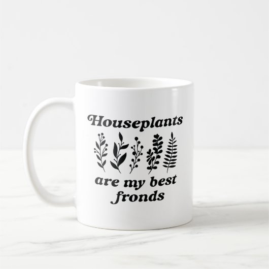 Hauspflanzen sind meine beste Frontseite Kaffeetasse (Links)