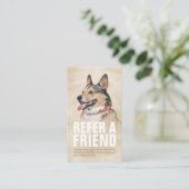 Hauspflege - Bewährungskarte Empfehlungskarte (Stehend Vorderseite)