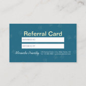 Hauspflege - Bewährungskarte Empfehlungskarte (Rückseite)