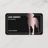 Hauspflege Groomer Zweisprachige Visitenkarte (Vorderseite)