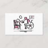 Hauspflege. Zuhause-Pflege. Hauspflege Visitenkarte (Rückseite)