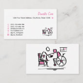 Hauspflege. Zuhause-Pflege. Hauspflege Visitenkarte (Vorne/Hinten)