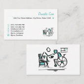 Hauspflege. Zuhause-Pflege. Hauspflege Visitenkarte (Vorne/Hinten)