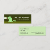 Hauspflegekarte Mini Visitenkarte (Vorne/Hinten)