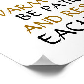 "HAUSREGELN" INSPIRATIONELLER 11X14-WALLPOSTER POSTER (Ecke)