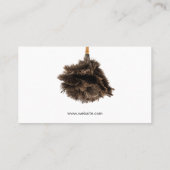 Hausreiniger | Duster Visitenkarte (Rückseite)