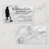 Hausreiniger Marmor Visitenkarte (Vorne/Hinten)