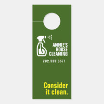 Hausreiniger Türhanger