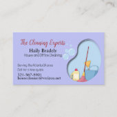 Hausreiniger Visitenkarte (Vorderseite)