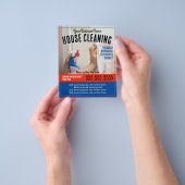 Hausreinigung 5x6 in Beruflicher Werbung Flyer (Gruppe)