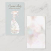 Hausreinigung Bokeh Spray Flasche Visitenkarte (Vorne/Hinten)