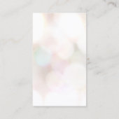 Hausreinigung Bokeh Spray Flasche Visitenkarte (Rückseite)