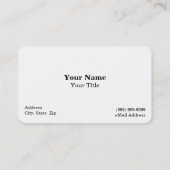 Hausreinigung Business Card Visitenkarte (Rückseite)