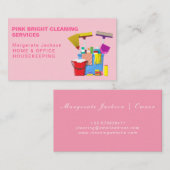 Hausreinigung Business Card Visitenkarte (Vorne/Hinten)