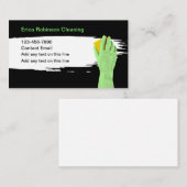 Hausreinigung Einfache, einzigartige Visitenkarten Visitenkarte (Vorne/Hinten)