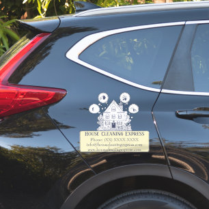 Hausreinigung Express-Aufkleber   Individuelles Ge Aufkleber