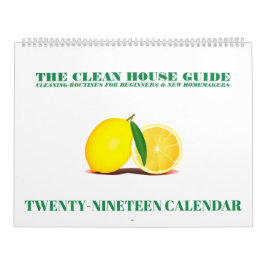 Hausreinigung für Anfänger 2019 Kalender