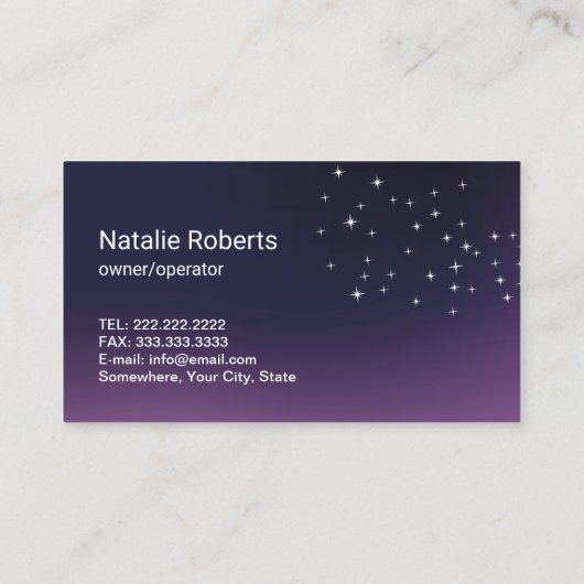 Hausreinigung Haushaltshilfe Feather Duster Deep L Visitenkarte (Rückseite)