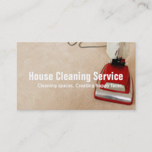 Hausreinigung Haushaltshilfe Geschäftskarte Visitenkarte