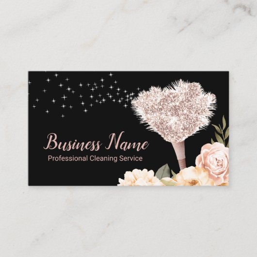 Hausreinigung Haushaltshilfe Service Blumenzather Visitenkarte (Vorderseite)