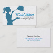 HausReinigung Haushaltshilfe Visitenkarte (Vorne/Hinten)