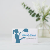 HausReinigung Haushaltshilfe Visitenkarte (Stehend Vorderseite)
