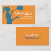 Hausreinigung Haushaltshilfe Visitenkarte (Vorne/Hinten)